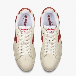 GAME L LOW WAXED WHITE/RED PEPPE
