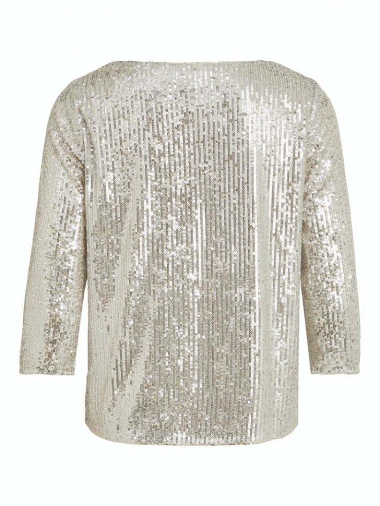 SAVIAS SEQUIN FROSTED ALMOND