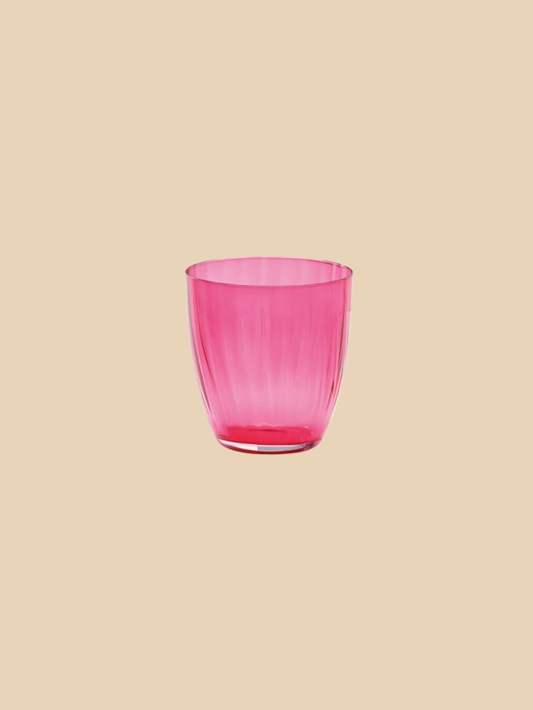 JAZZY PINK WATER GLASS PINK