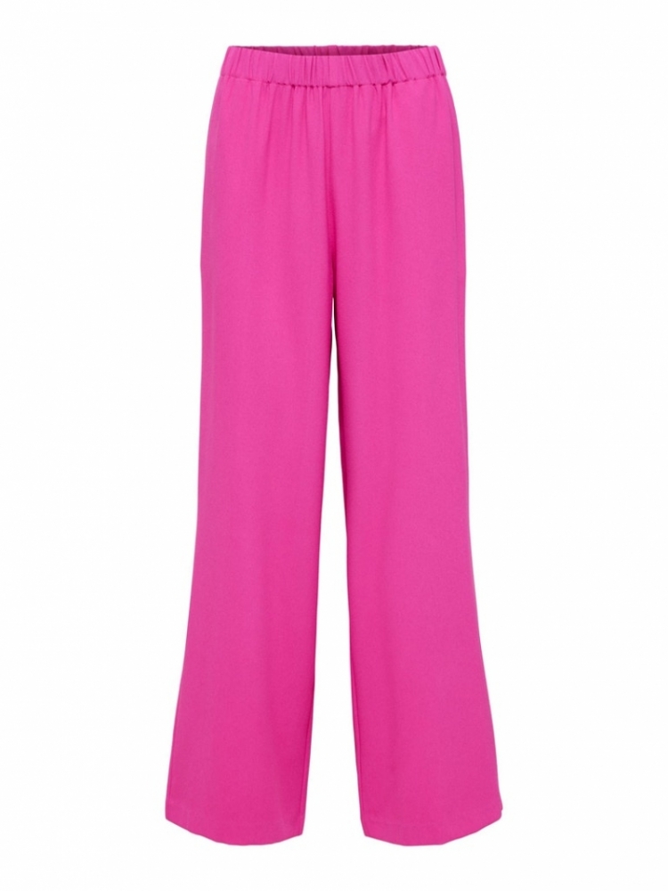 TINNI RELAXED WIDE PANT RASPBERRY ROSE