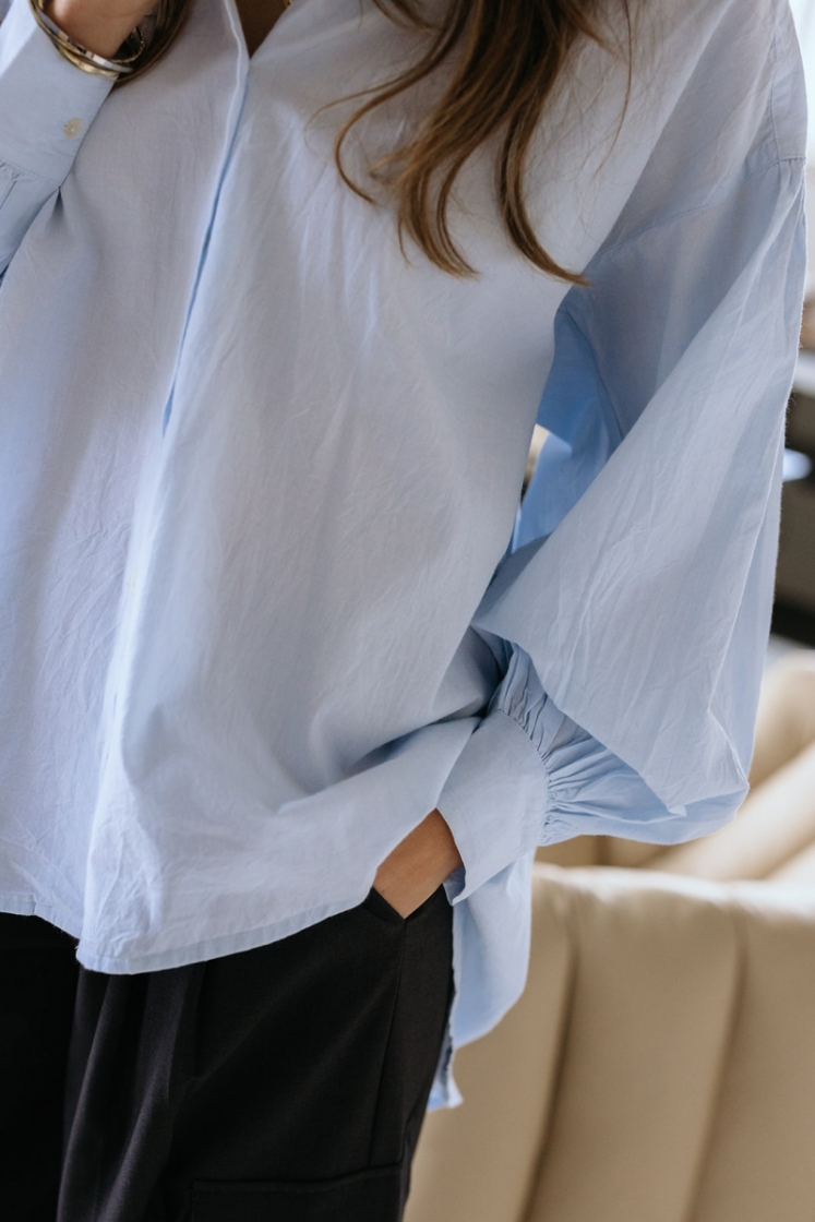 SARAH CHAMBRAY LIGHT BLUE