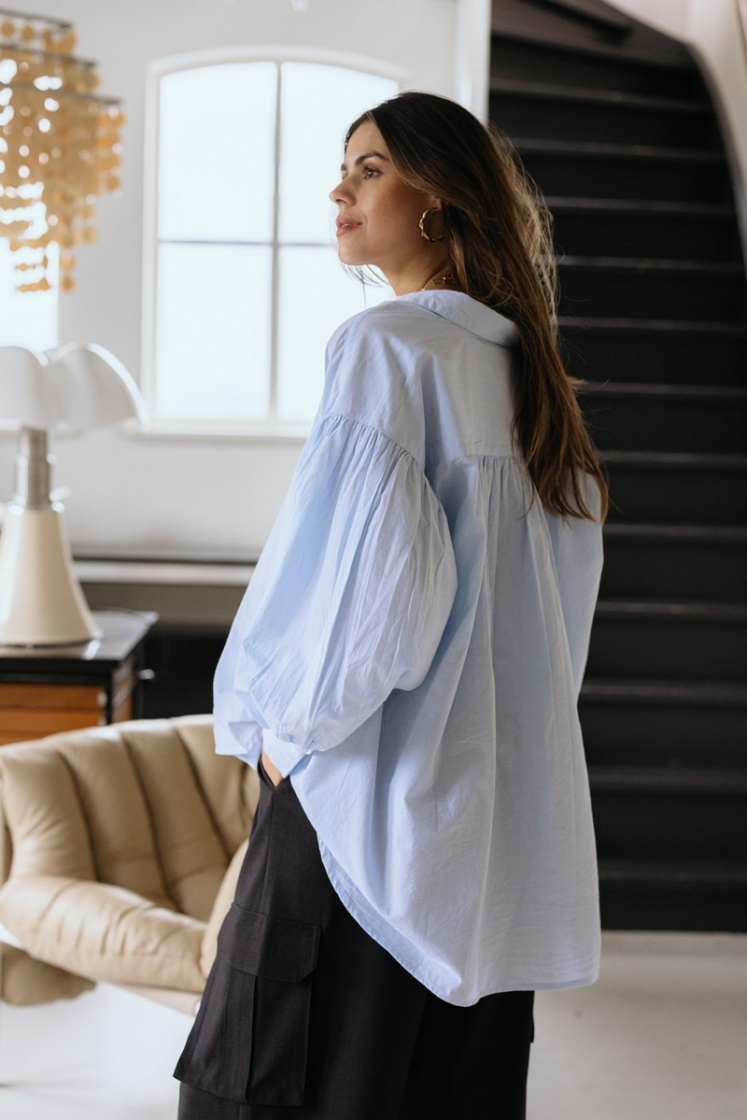 SARAH CHAMBRAY LIGHT BLUE