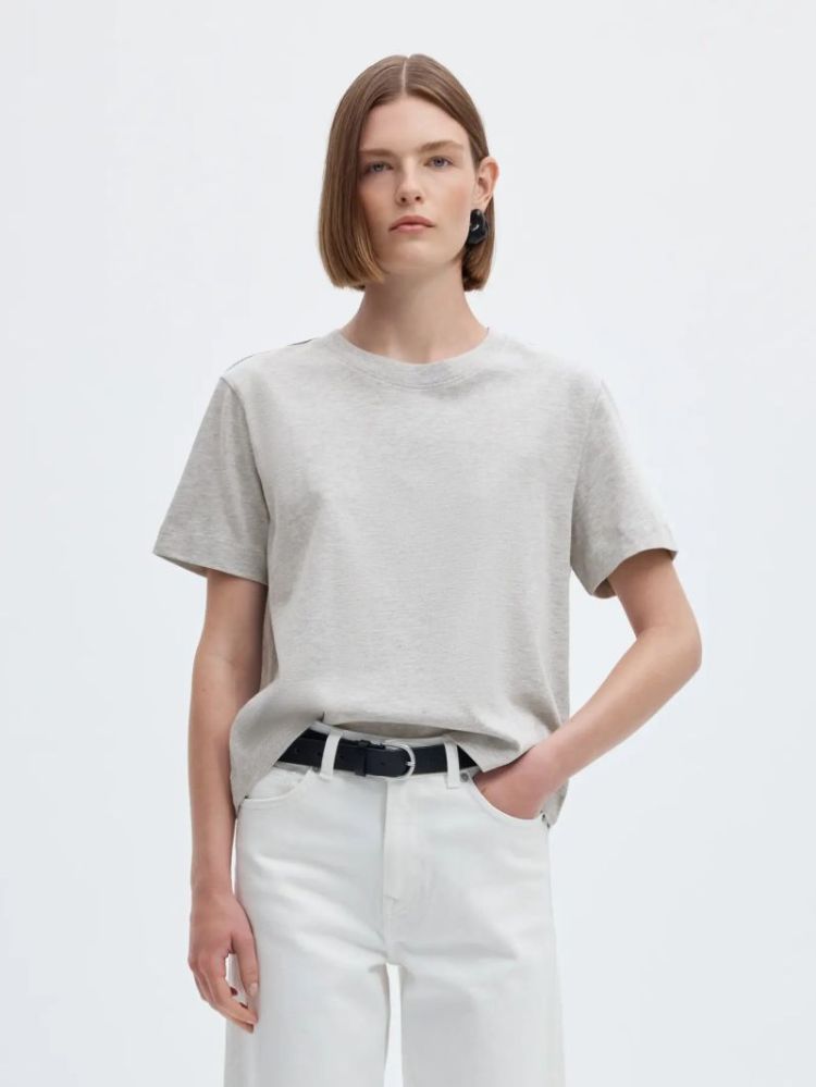 SLFESSENTIAL LIGHT GREY MELA