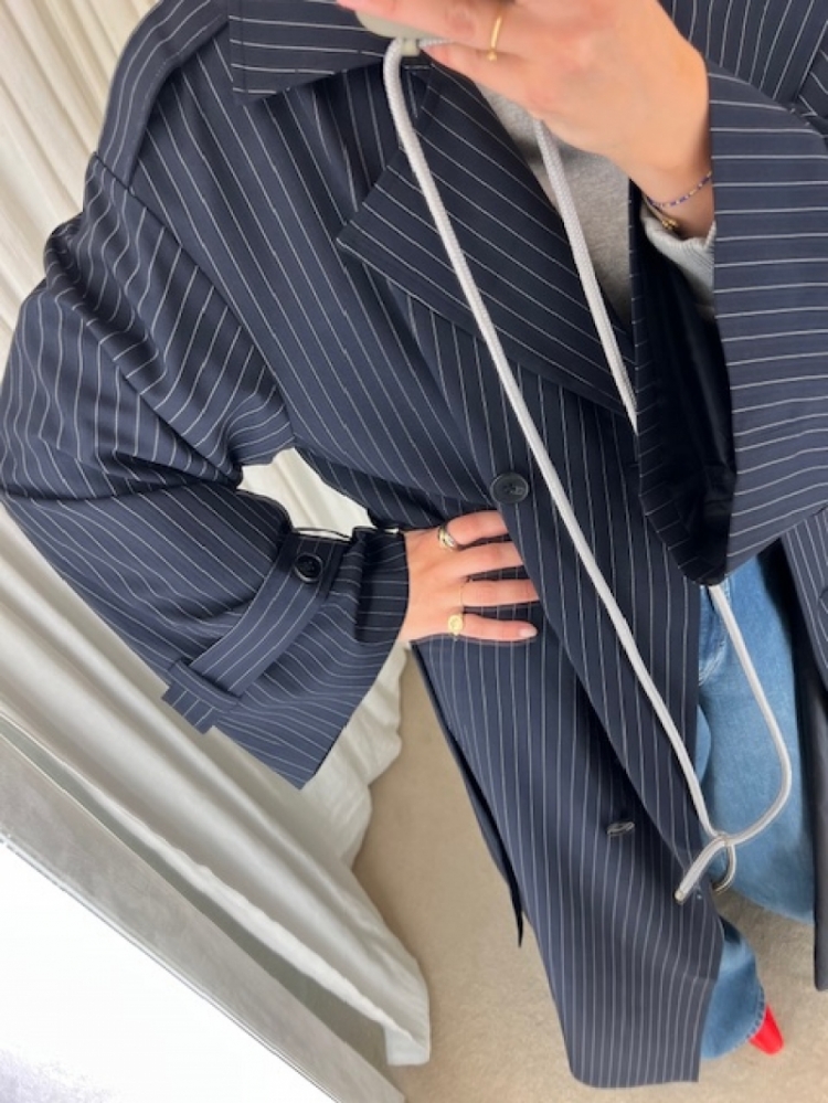 BIRGIT NAVY PINSTRIPE