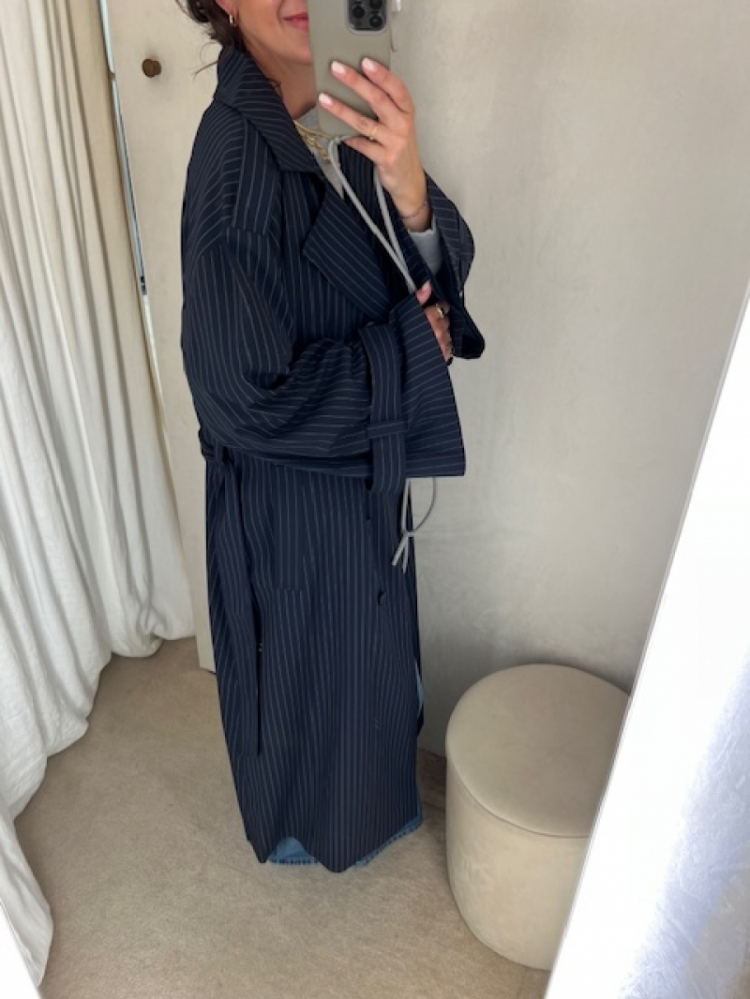 BIRGIT NAVY PINSTRIPE