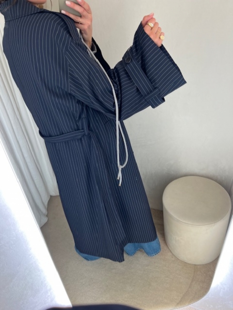 BIRGIT NAVY PINSTRIPE