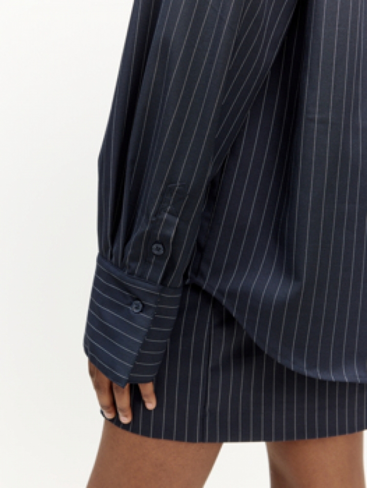 ELISABETTA NAVY PINSTRIPE