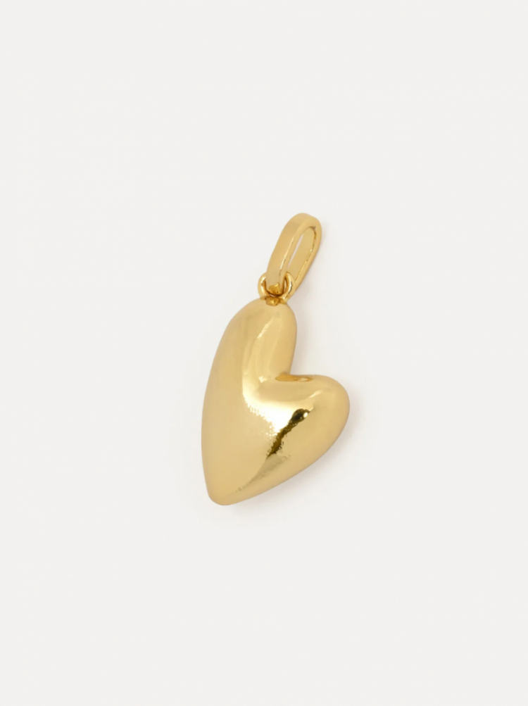 HEART CHARM GOLD 