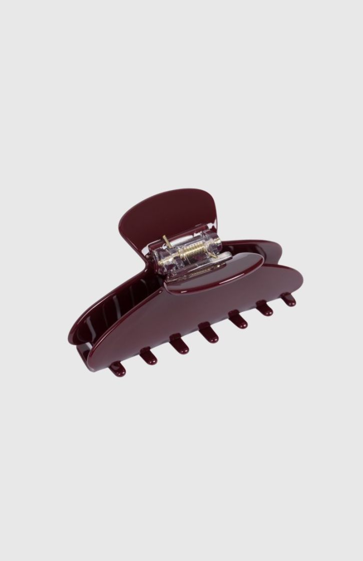 HAIR CLIP CLAW M BURGUNDY