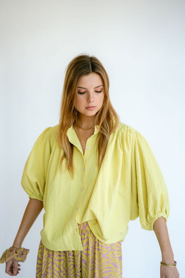 MAGDALENA YELLOW CHECKS