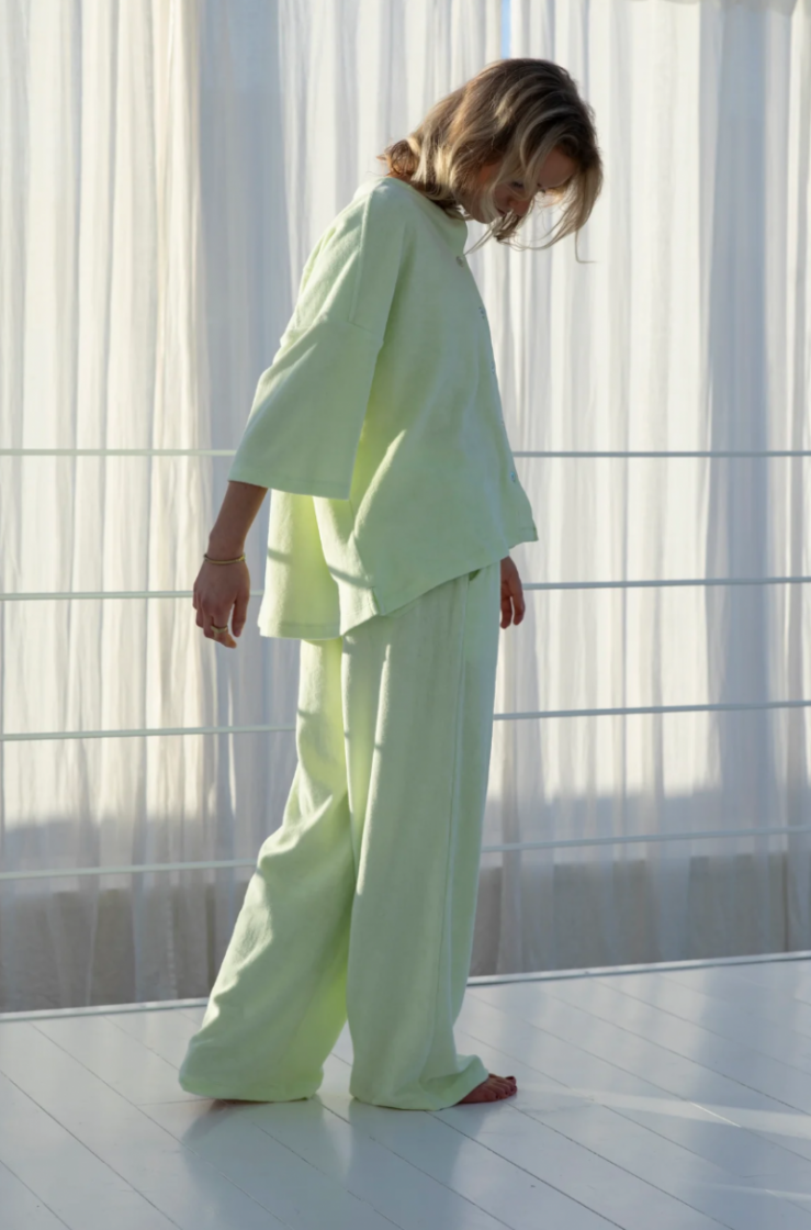 NARAM OVERSIZED SHIRT LEMON SORBET