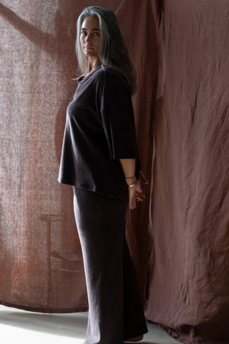 NARAM OVERSIZED SHIRT COFFEE