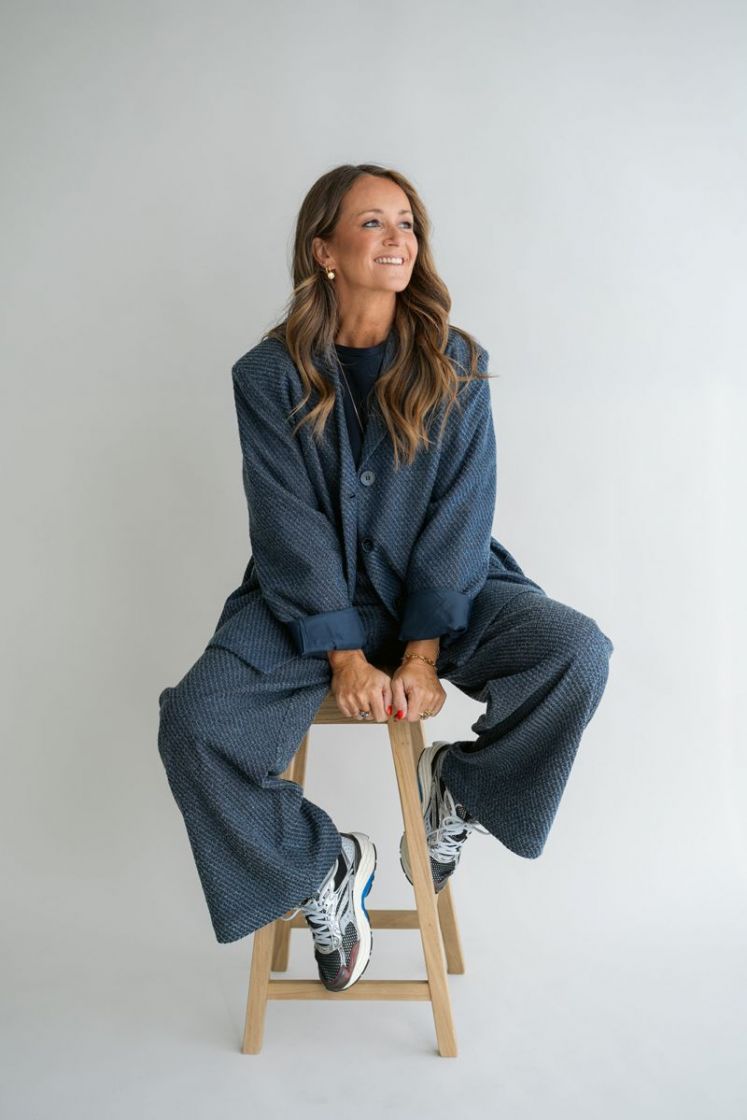 SAM NAVY TWEED