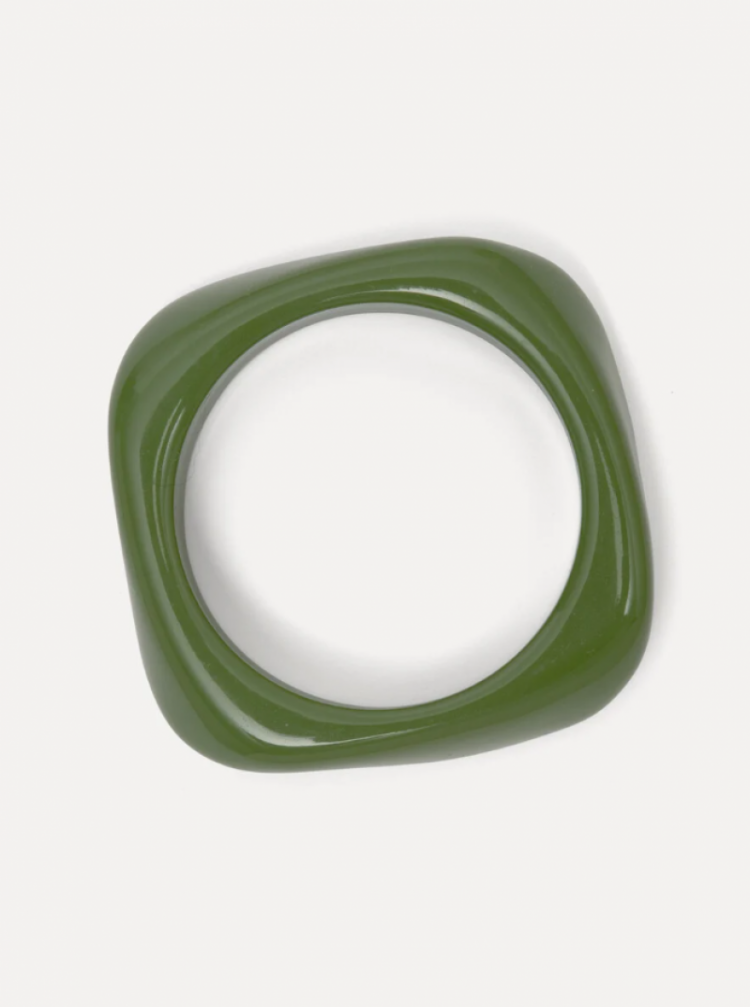RESIN RECTANGLE GREEN