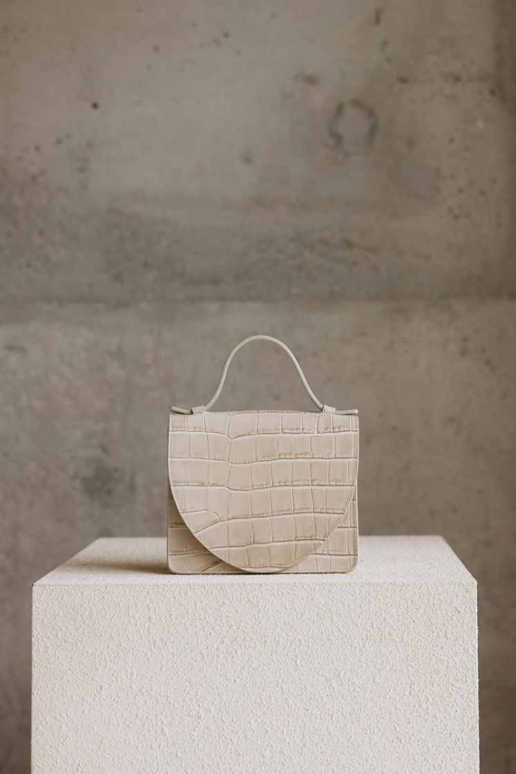 MICRO BRIEFCASE SAND CROCO