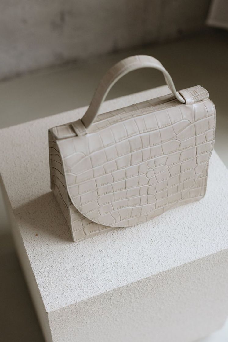 MICRO BRIEFCASE SAND CROCO