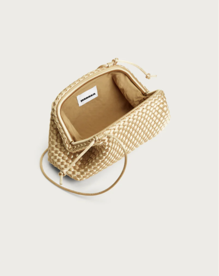 POUCH CHAMPAGNE SATIN