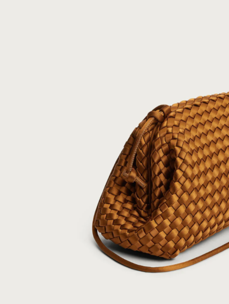 POUCH AFFOGATO SATIN