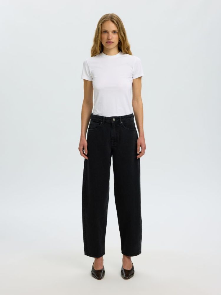 SLWBARREL BLACK DENIM