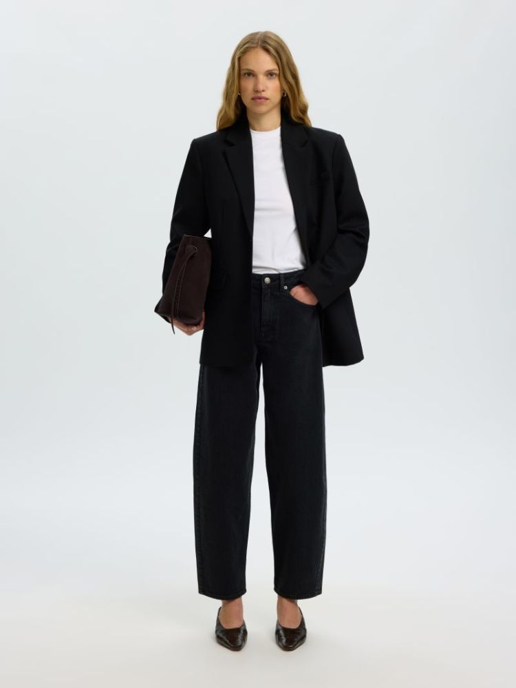 SLWBARREL BLACK DENIM