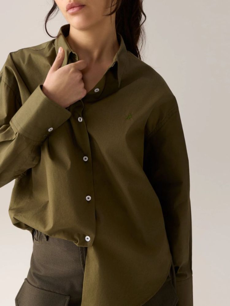 CARYN POPLIN KHAKI