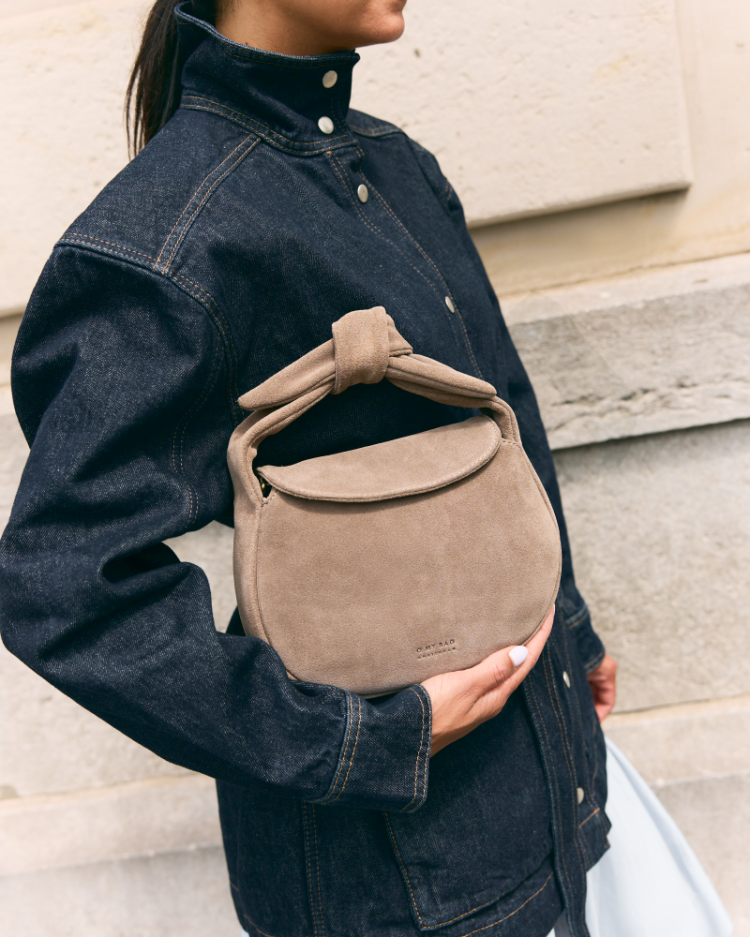 COCO CROISSANT CLAY SUEDE