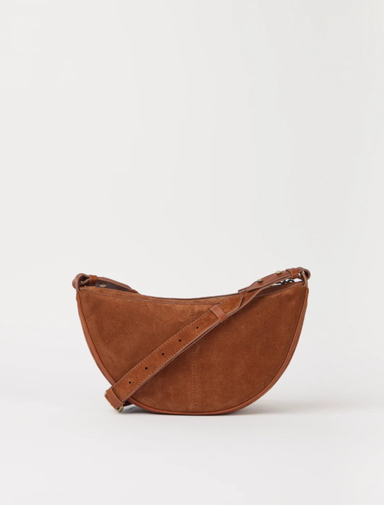 LEO CROSSBODY COGNAC SUEDE CL