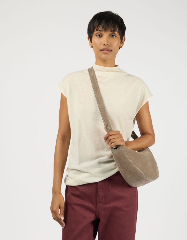 LEO CROSSBODY CLAY SUEDE 