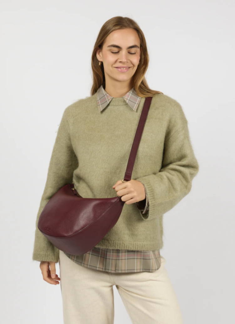 LEO MAXI  DARK CHERRY