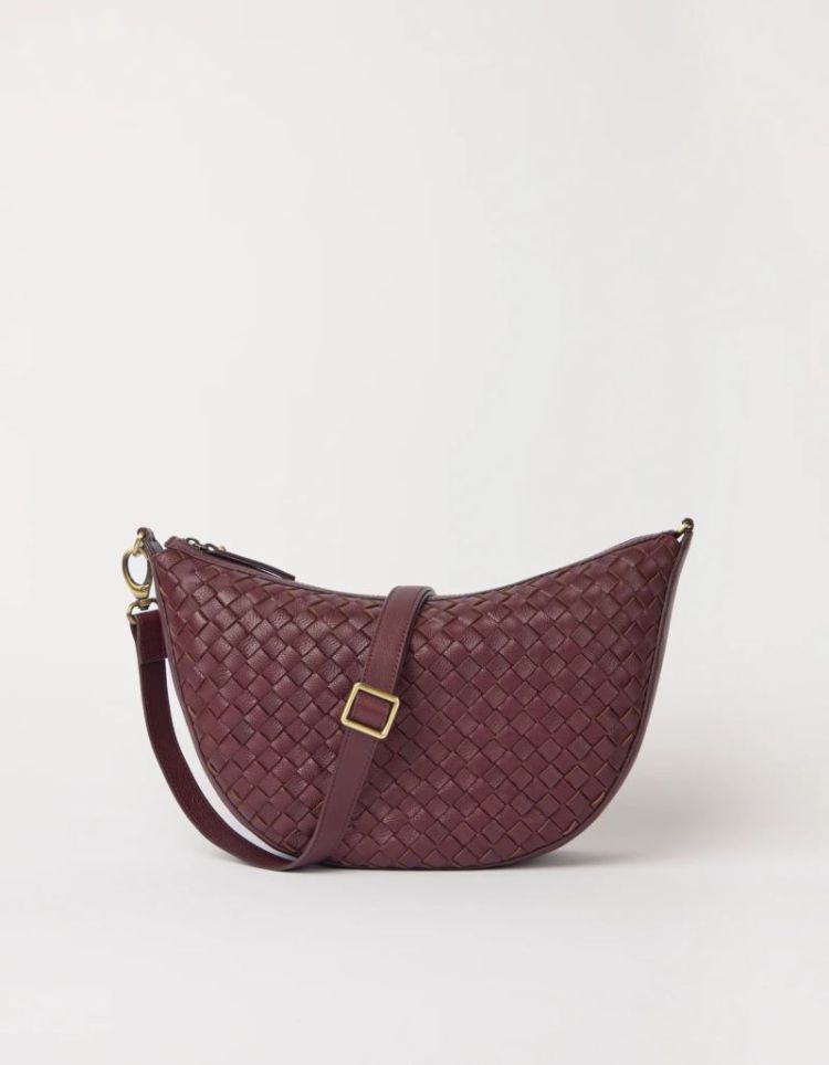 LEO MAXI WOVEN DARK CHERRY