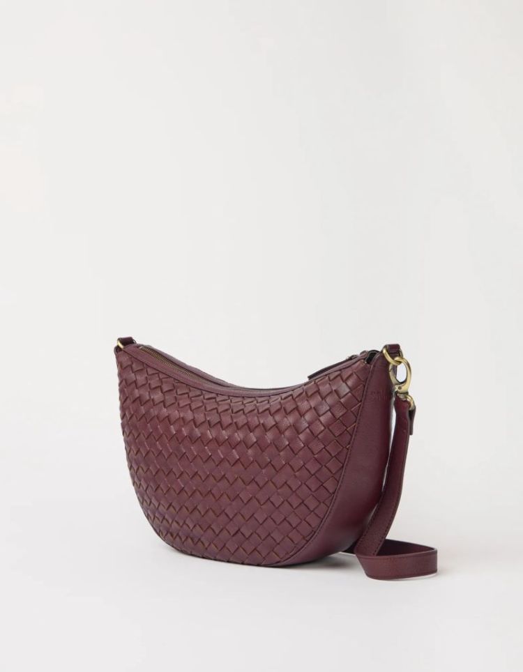 LEO MAXI WOVEN DARK CHERRY