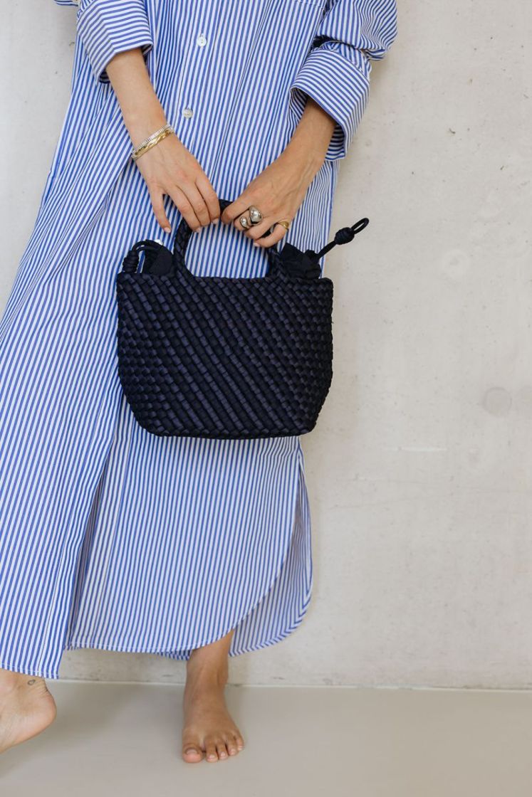 MIDI MIDNIGHT SATIN