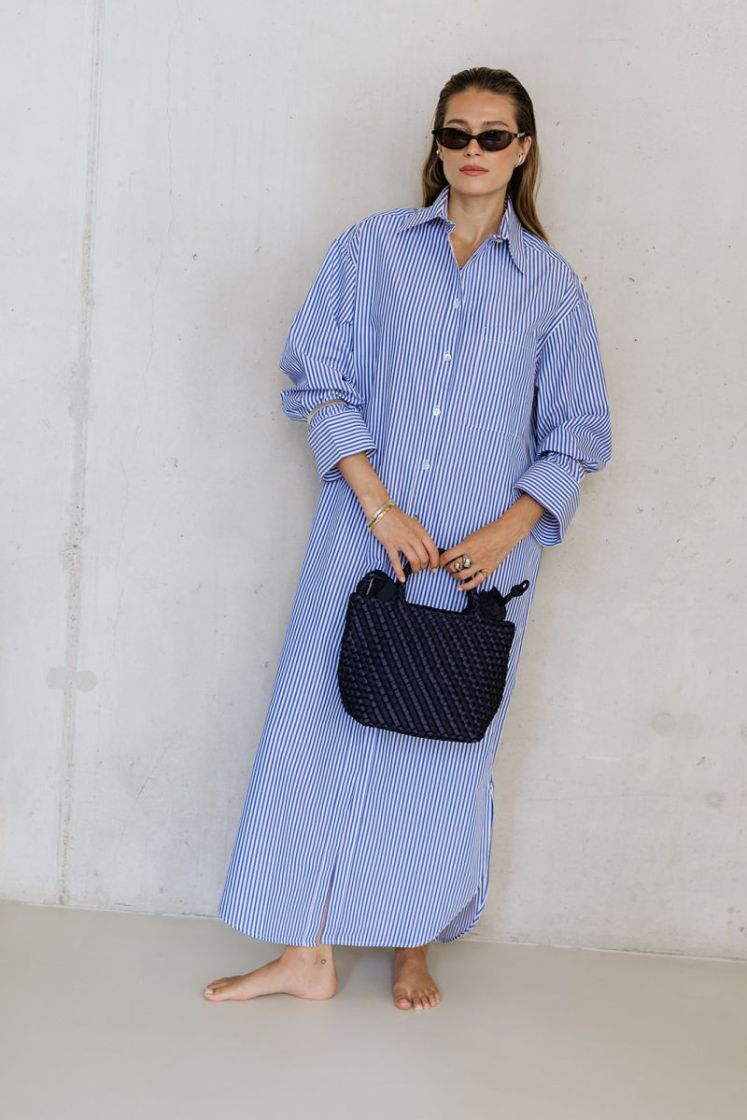 MIDI MIDNIGHT SATIN
