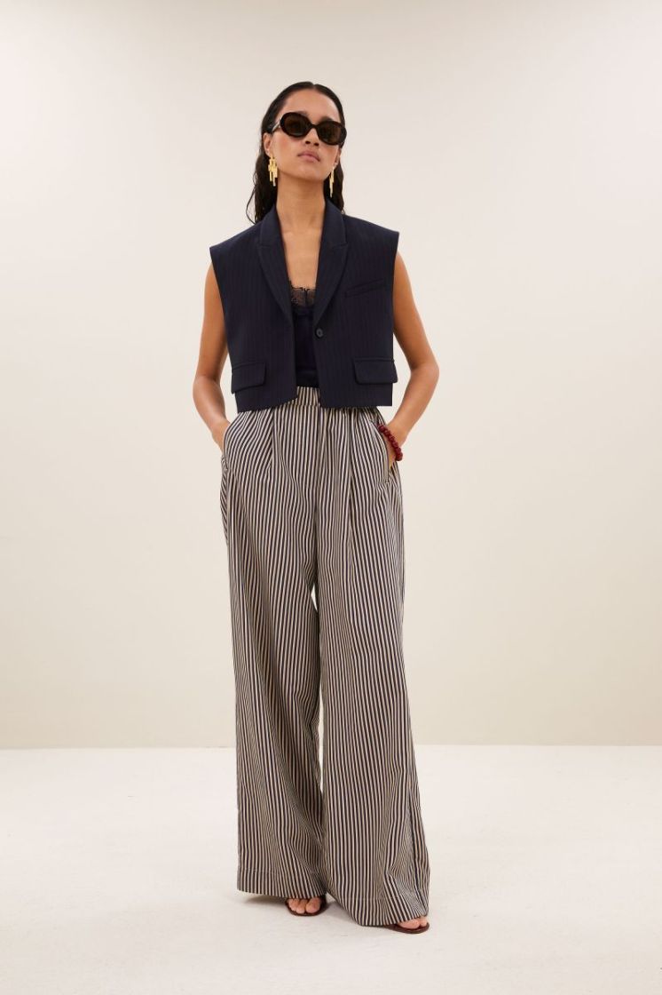 BOBI PINSTRIPE MIDNIGHT