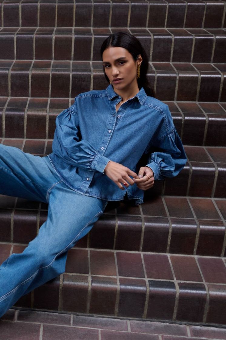 SARAH SHORT MEDIUM DENIM