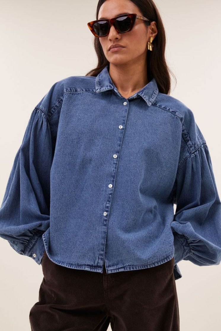 SARAH SHORT MEDIUM DENIM