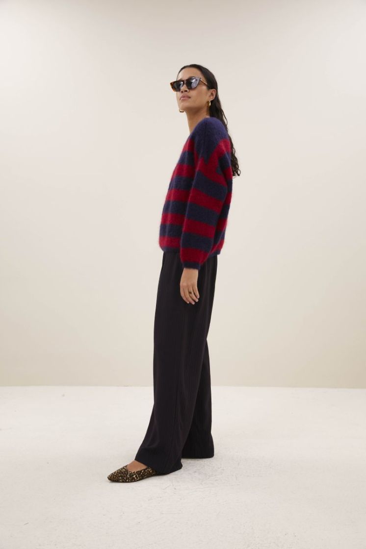 GIGI WINE STRIPE