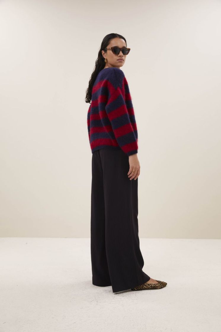 GIGI WINE STRIPE