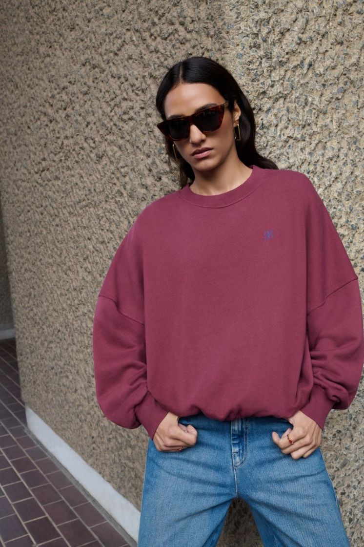 MALYN LOGO BURGUNDY CRUSH