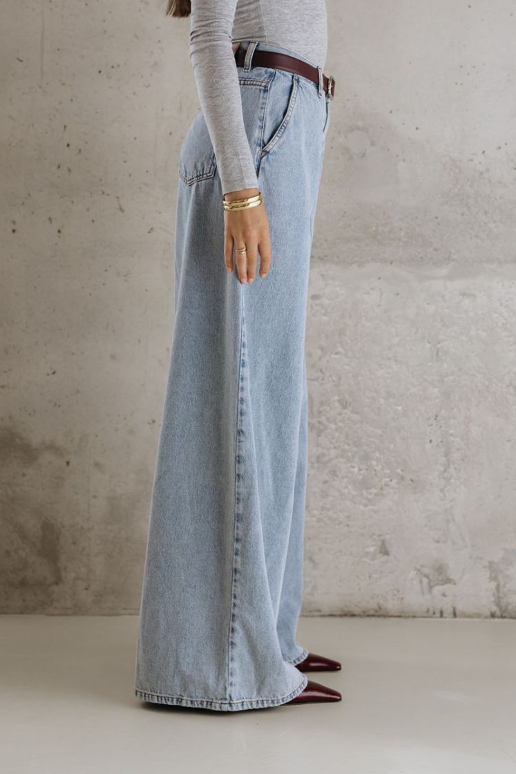 STEVIE DENIM PANTS MEDIUM BLUE DEN