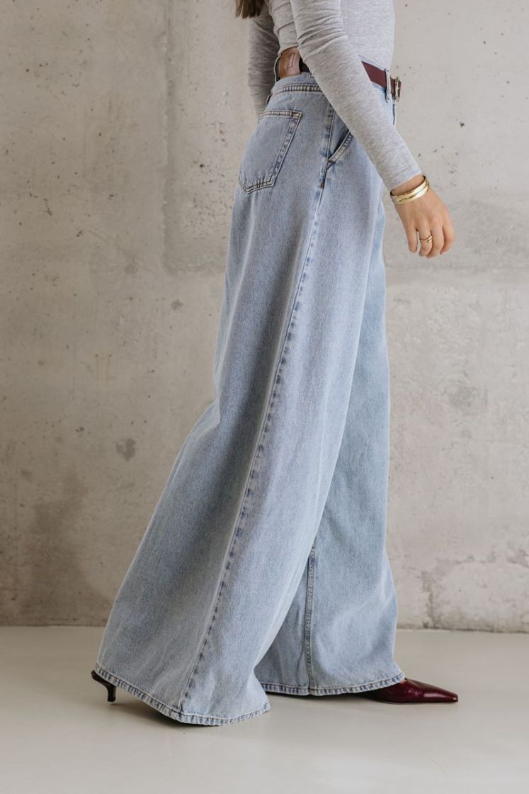 STEVIE DENIM PANTS MEDIUM BLUE DEN