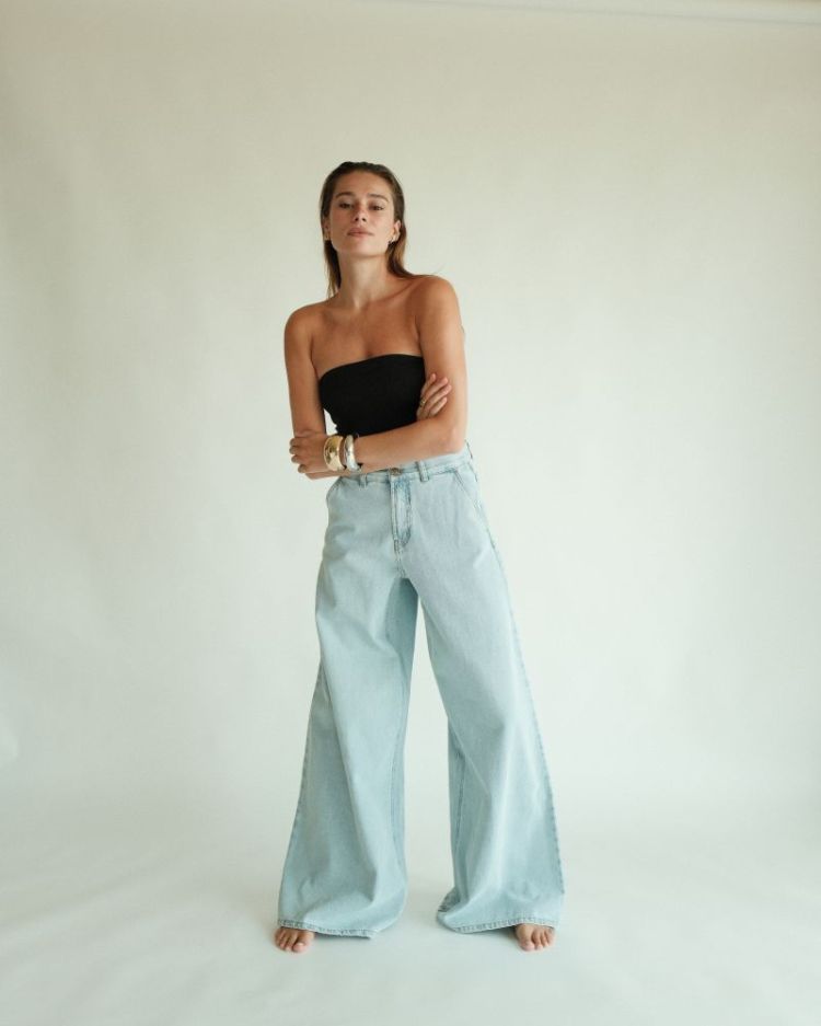 STEVIE DENIM PANTS LIGHT BLUE DENI