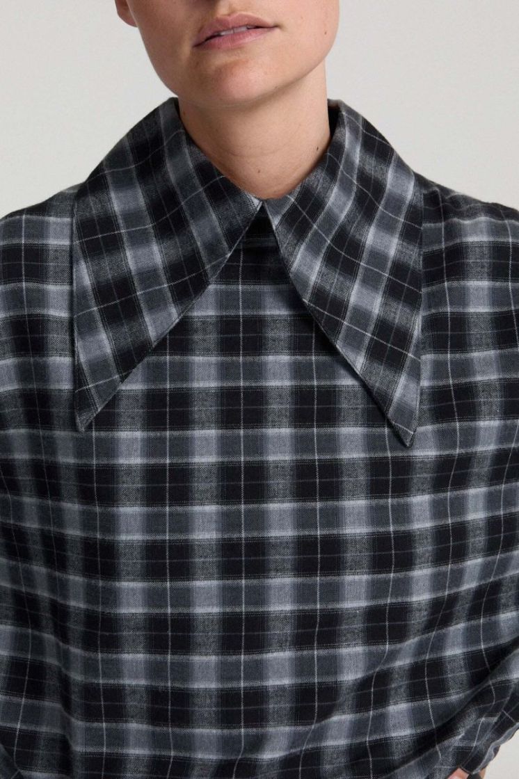 BABETTE GREY CHECKED