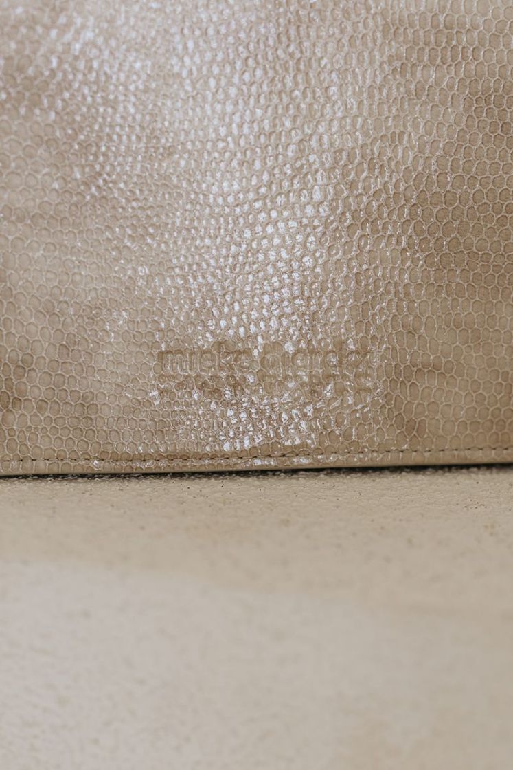 MICRO BRIEFCASE NOISETTE SNAKE