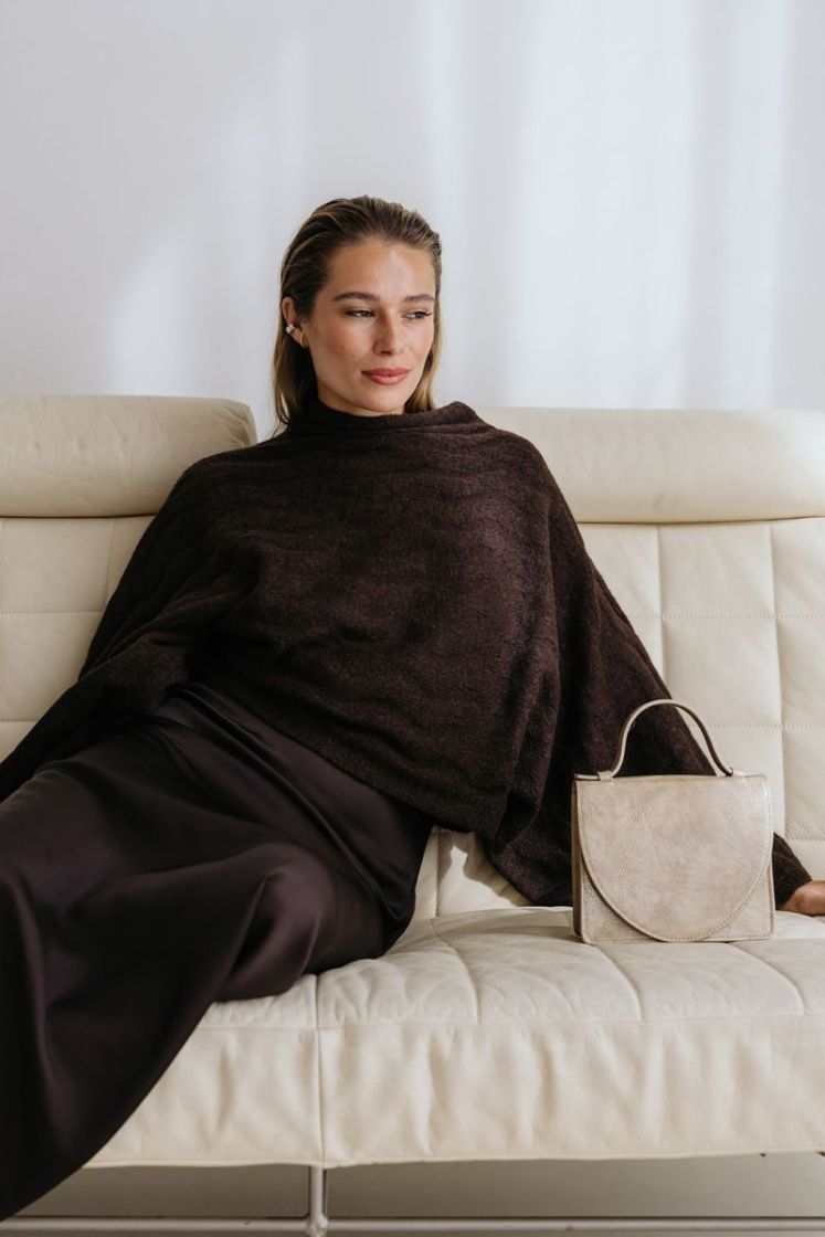 MICRO BRIEFCASE  NOISETTE SNAKE