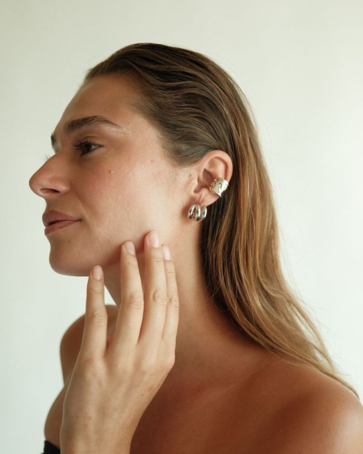 MOLTEN ARA EARCUFF SILVER