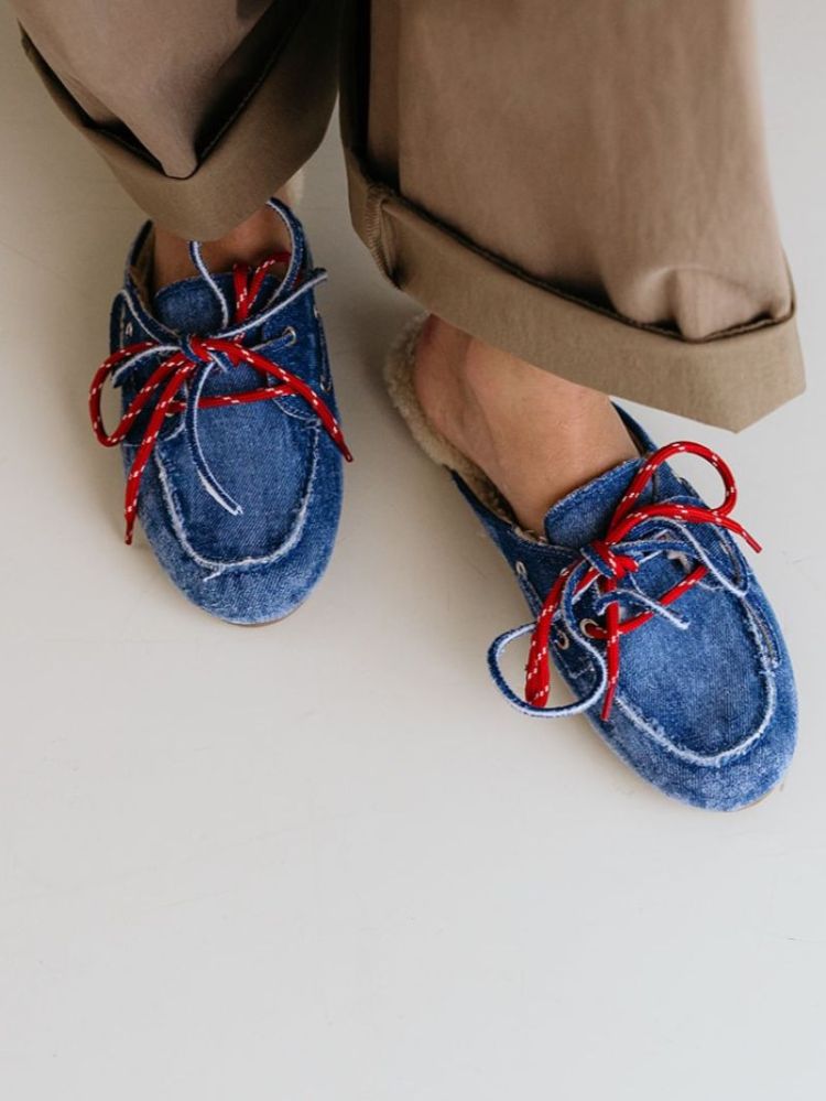 PAYASMA LACE FUR DENIM LACE