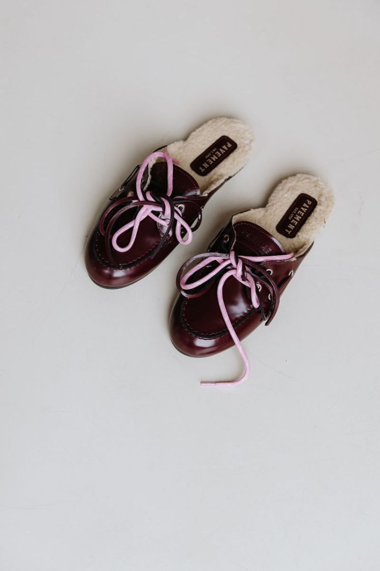 PAYASMA LACE FUR BORDEAUX POLIDO