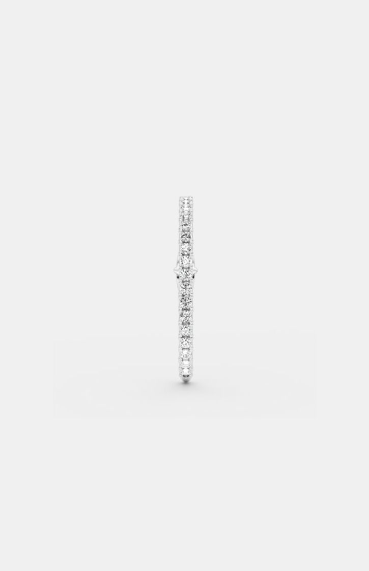 LONG DIAMOND HUG SILVER
