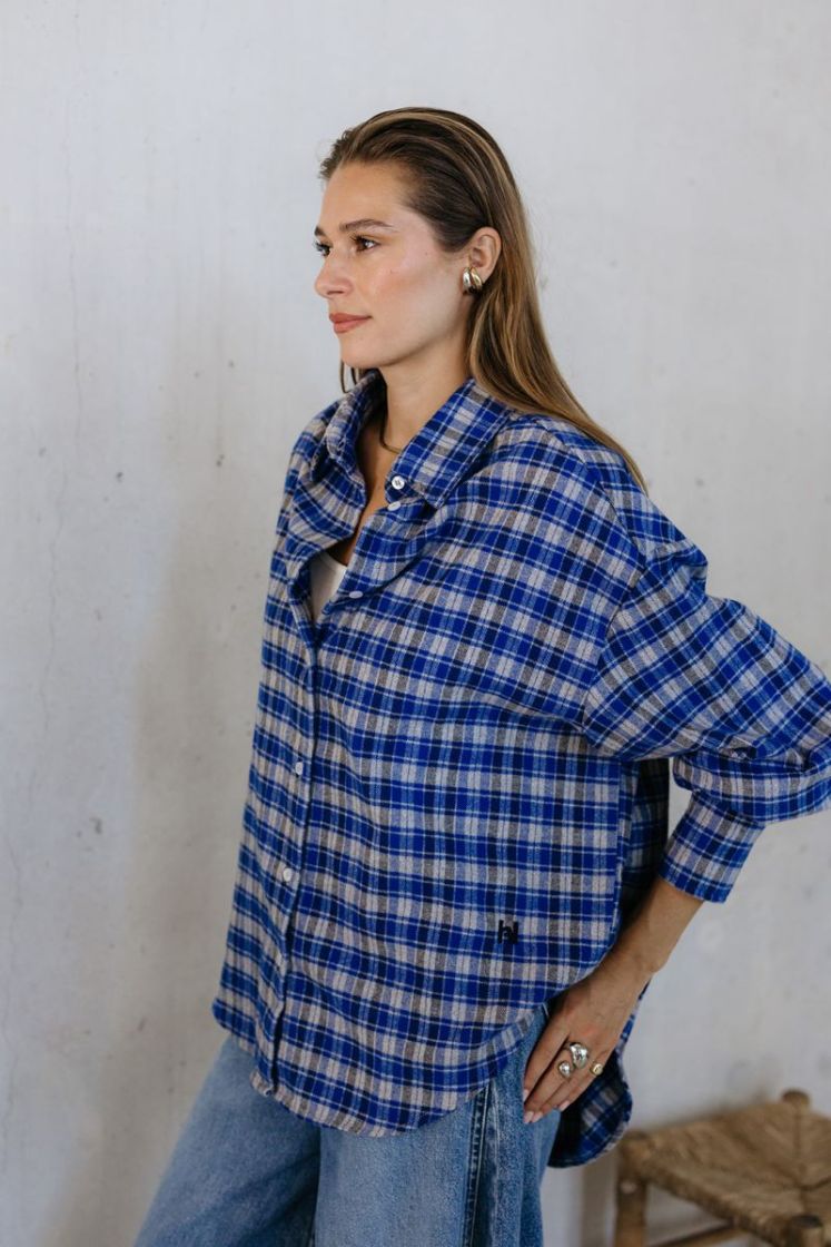 BOWIE BLUE CHECK